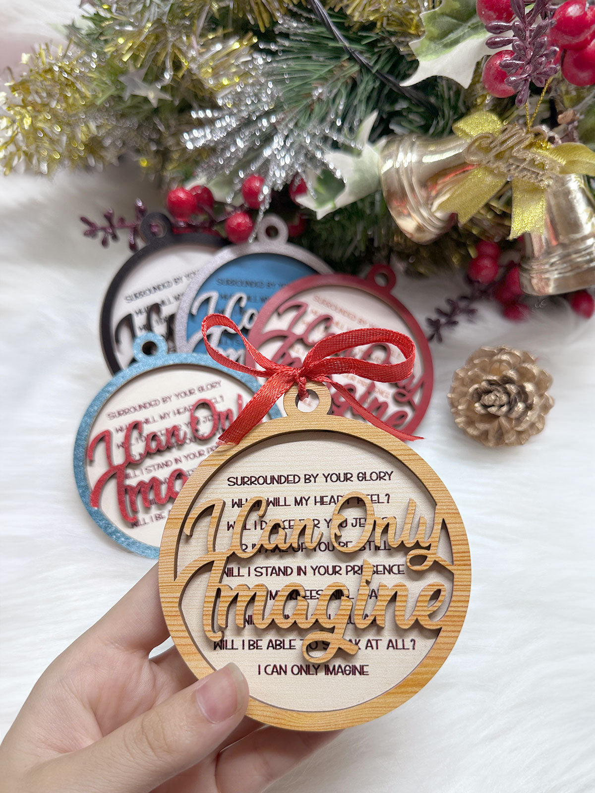 I Can Only Imagine - Two Layered Wood Ornament