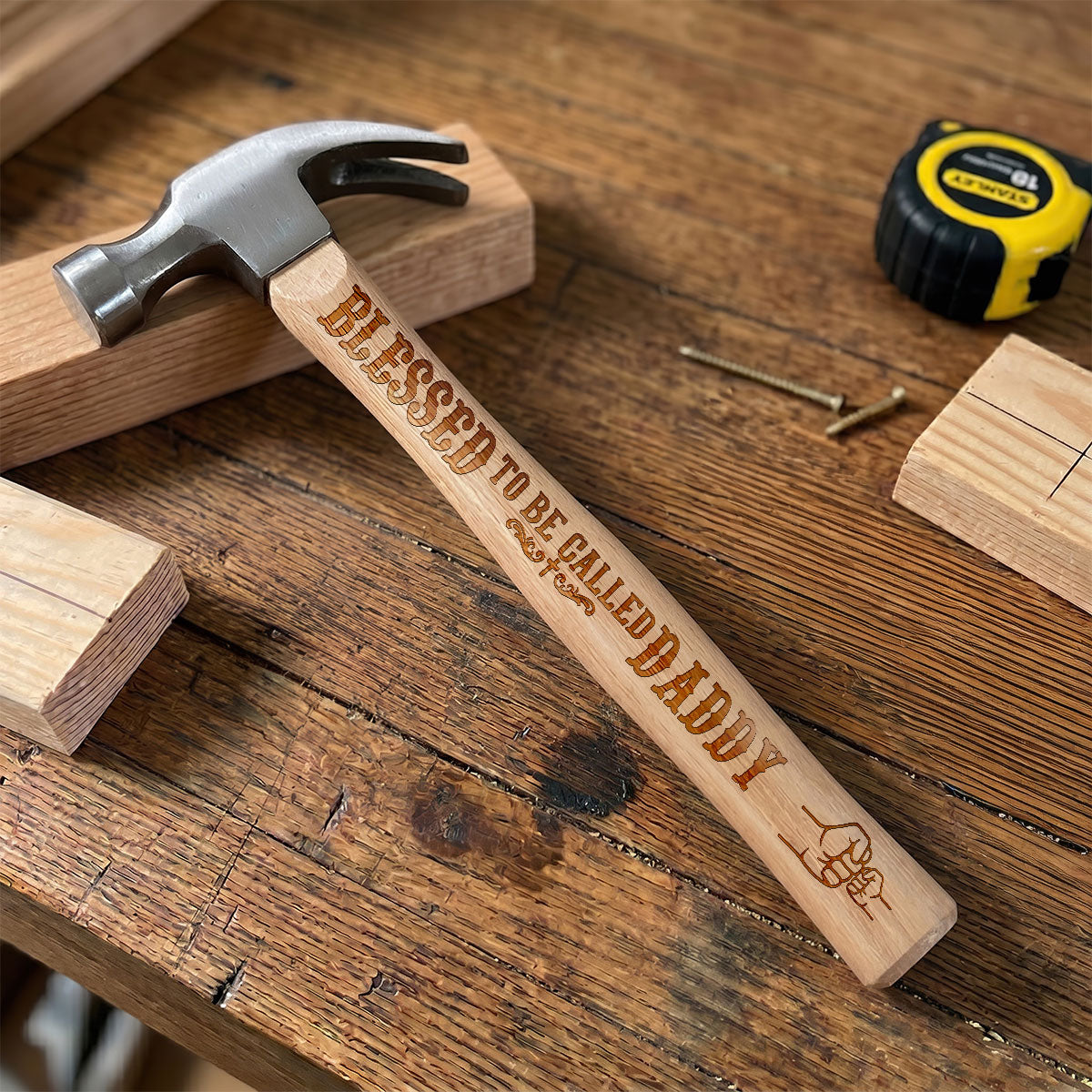 Blessed To Be Called - Personalized Wooden Hammer