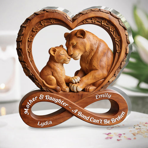 A Bond Can't Be Broken - Personalized Custom Shaped Acrylic Plaque
