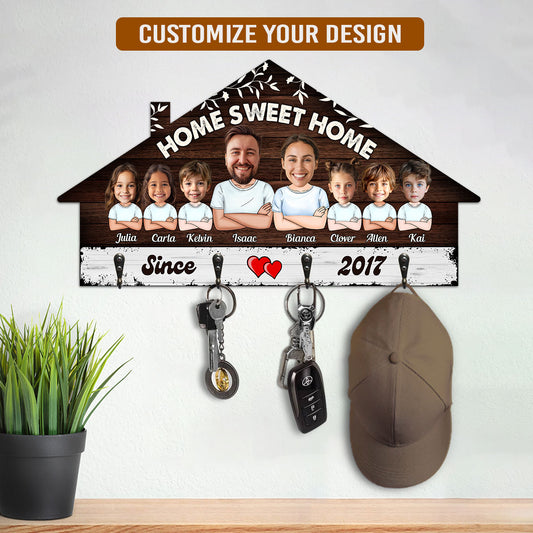 Home Sweet Home - Personalized Key Holder
