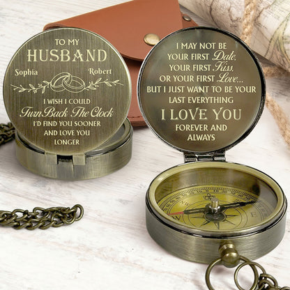 Love You Longer Forever - Personalized Compass