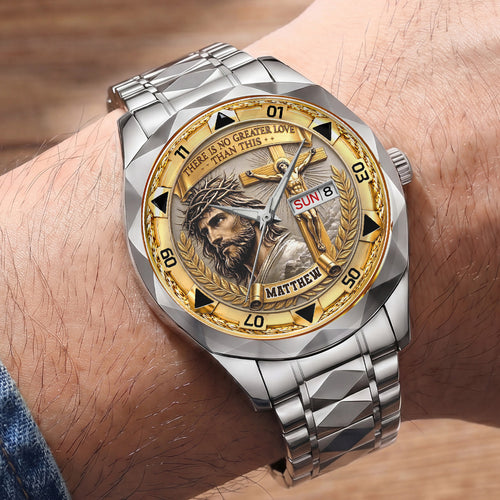 Love That Saved Us - Personalized Men's Wrist Watch