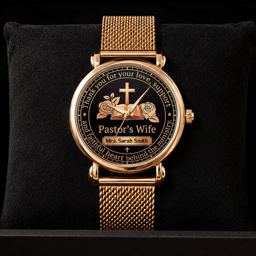 Faithful Servant Appreciation - Personalized Women's Wrist Watch