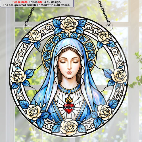 Grace Of Mary -  Acrylic Suncatcher