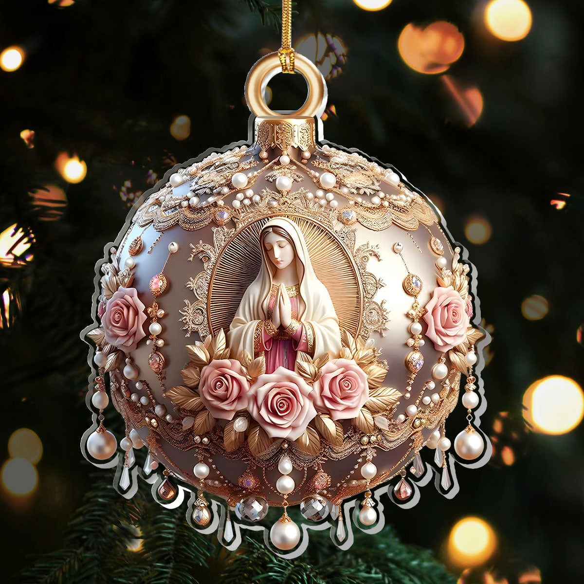 Believe - Personalized 1-Layer Acrylic Ornament