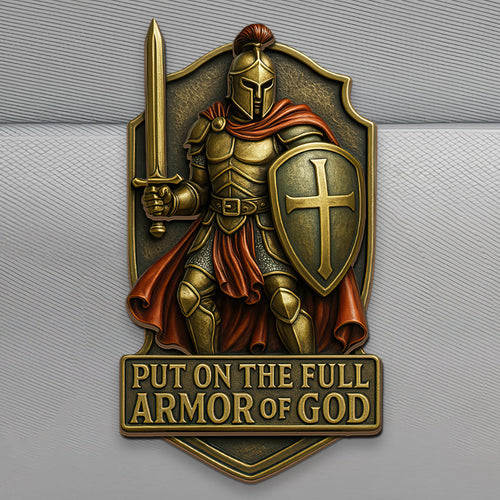 Put On The Full Armor Of God -  Car Visor Clip