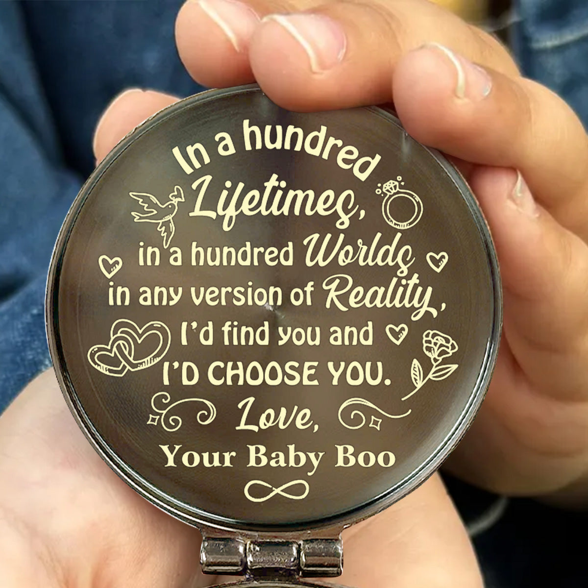 You Can Always Find Your Way Back To Me - Personalized Compass