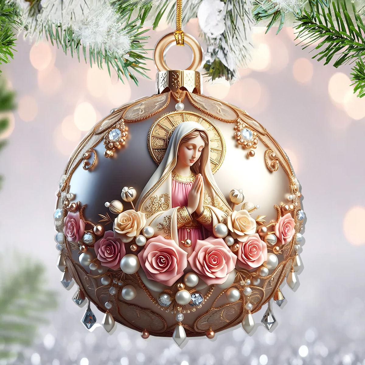 Believe - Personalized 1-Layer Acrylic Ornament