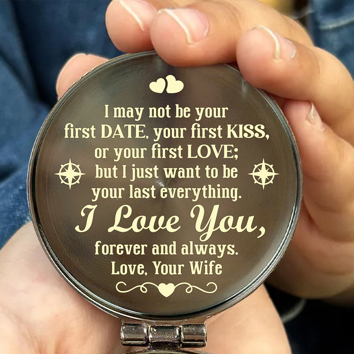 My Last Everything - Personalized Compass