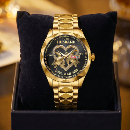 Fate Brought Me To You - Personalized Men's Wrist Watch