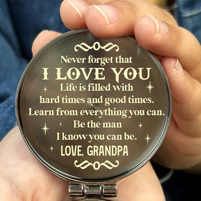 Be The Man I Know You Can Be - Personalized Compass