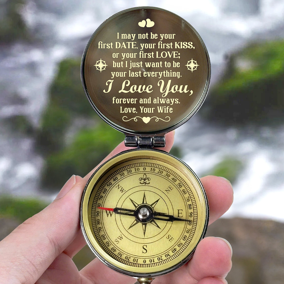 My Last Everything - Personalized Compass