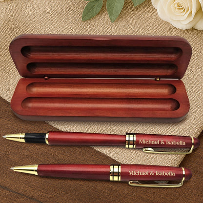 You & Me We Got This - Personalized Wooden Pen Set