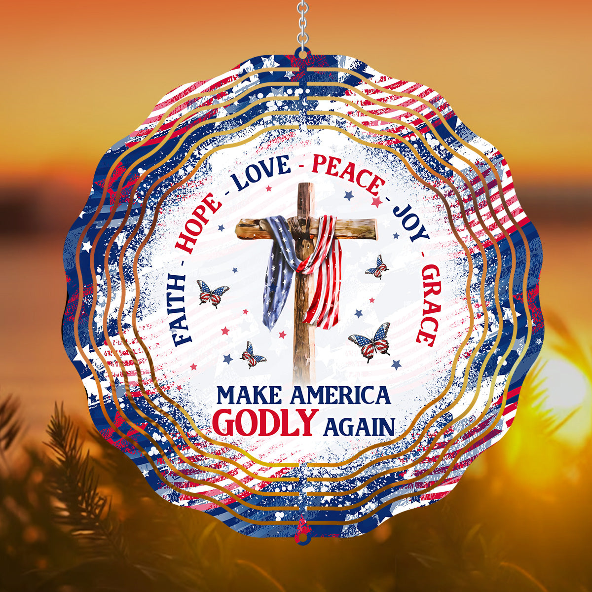 Make America Godly Again - Wind Spinners