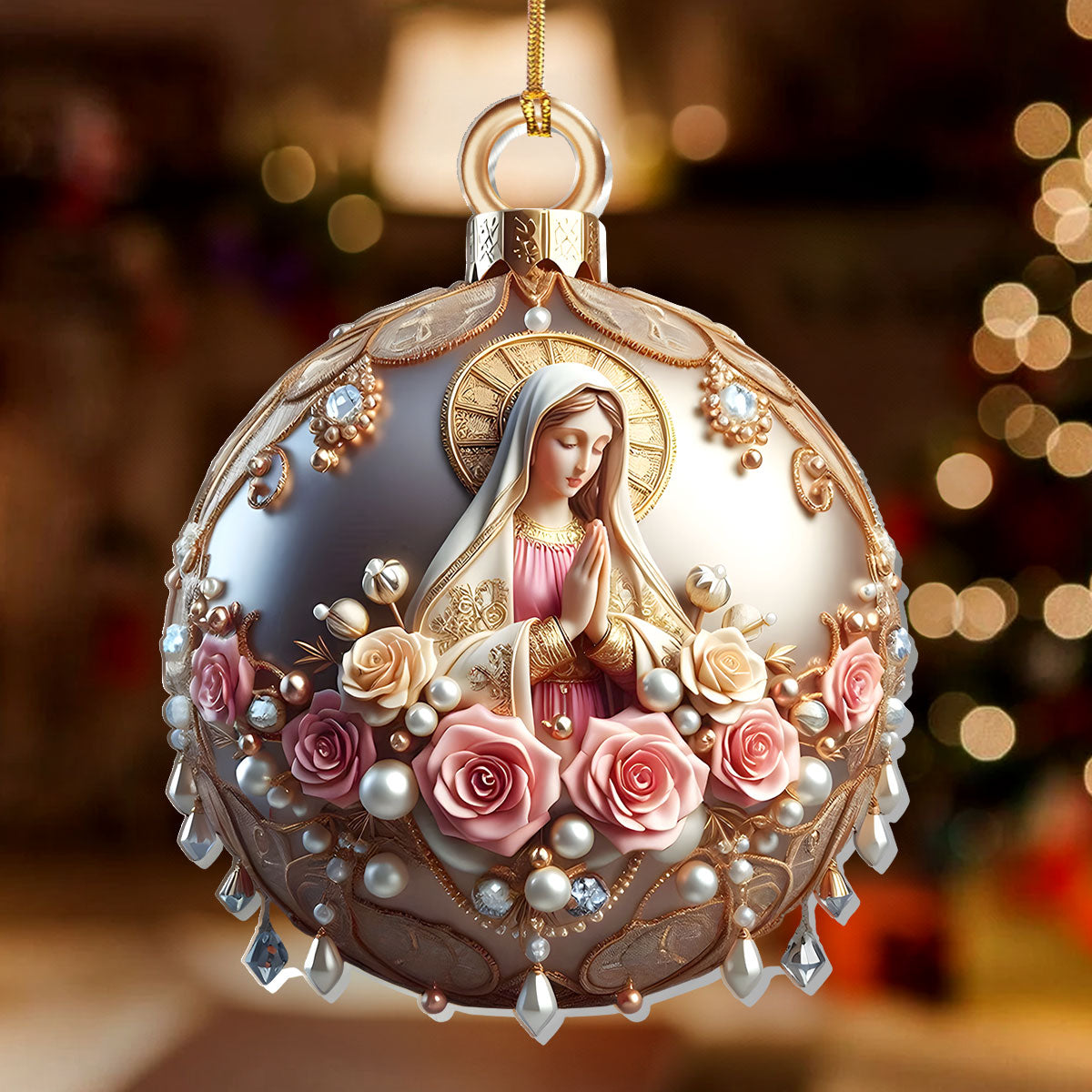 Believe - Personalized 1-Layer Acrylic Ornament