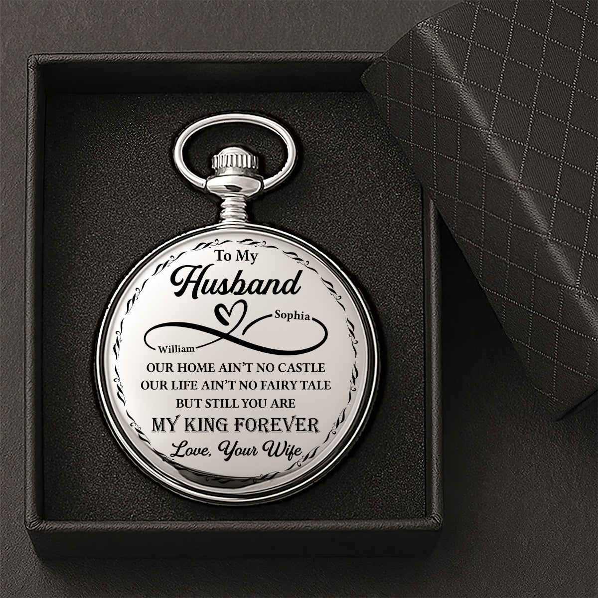 I Was Yours Since The Moment I Saw You - Personalized Pocket Watch