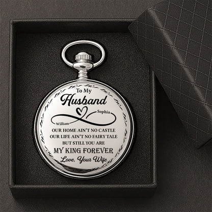 I Was Yours Since The Moment I Saw You - Personalized Pocket Watch