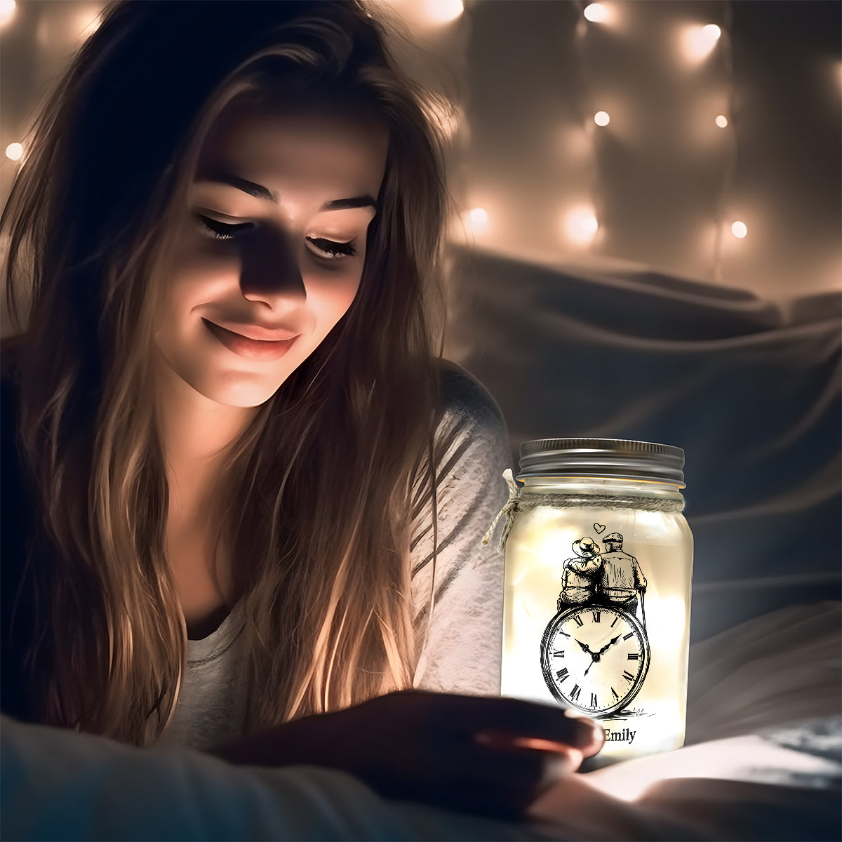 Journey Of Connection - Personalized Mason Jar Light