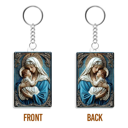 Mary And Jesus - Acrylic Keychain
