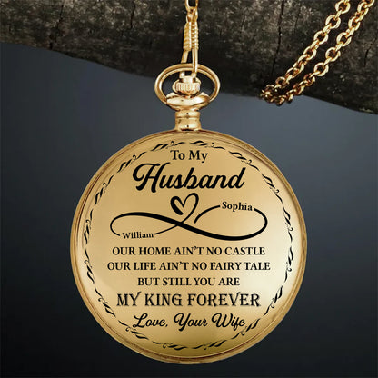 I Was Yours Since The Moment I Saw You - Personalized Pocket Watch