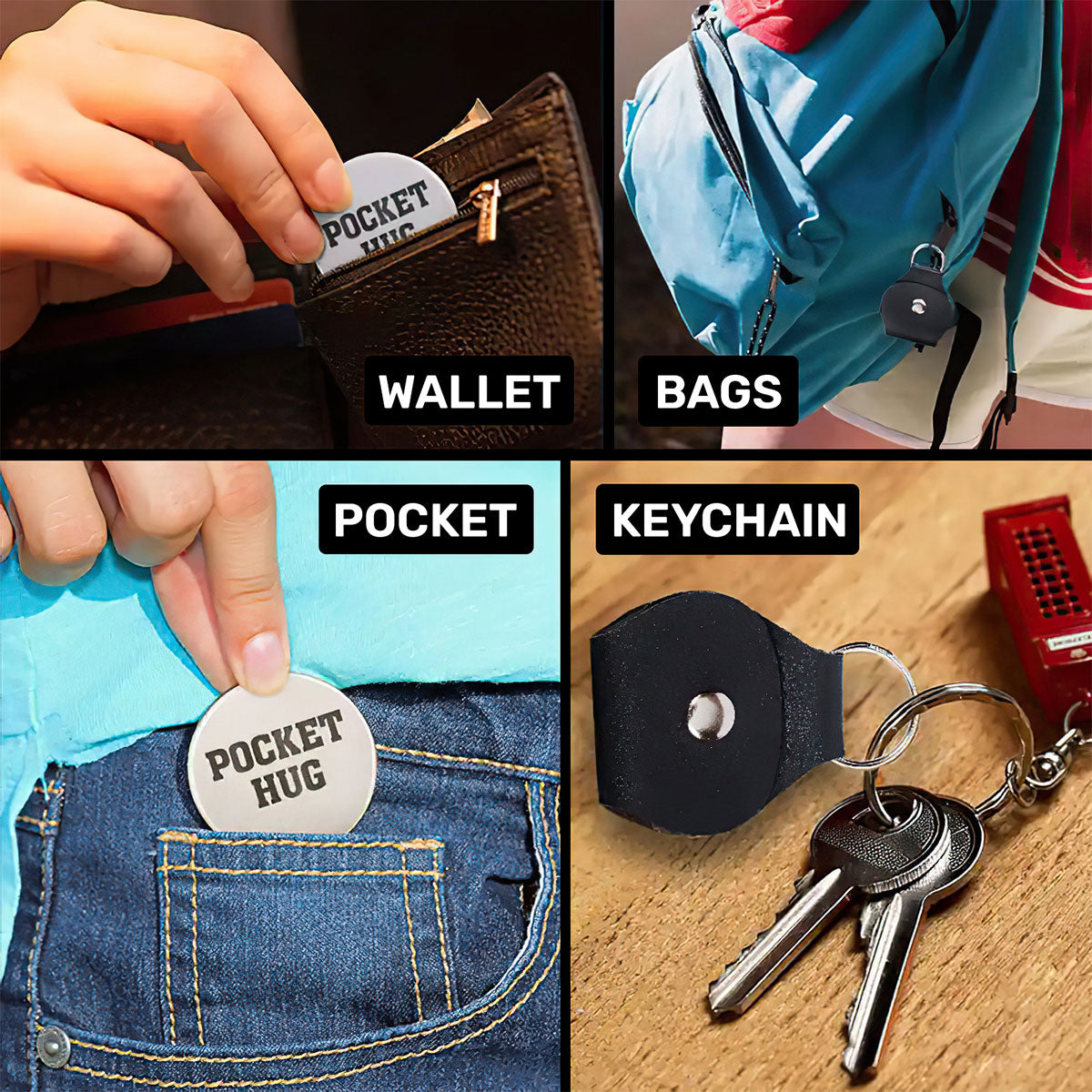 From Husband To Dad Love - Personalized Pocket Hug