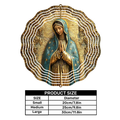 Vintage Style Virgin Mary - Wind Spinners